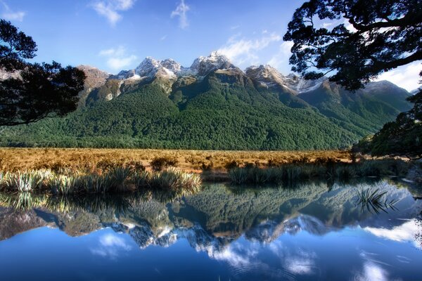 Viaje al lago de montaña