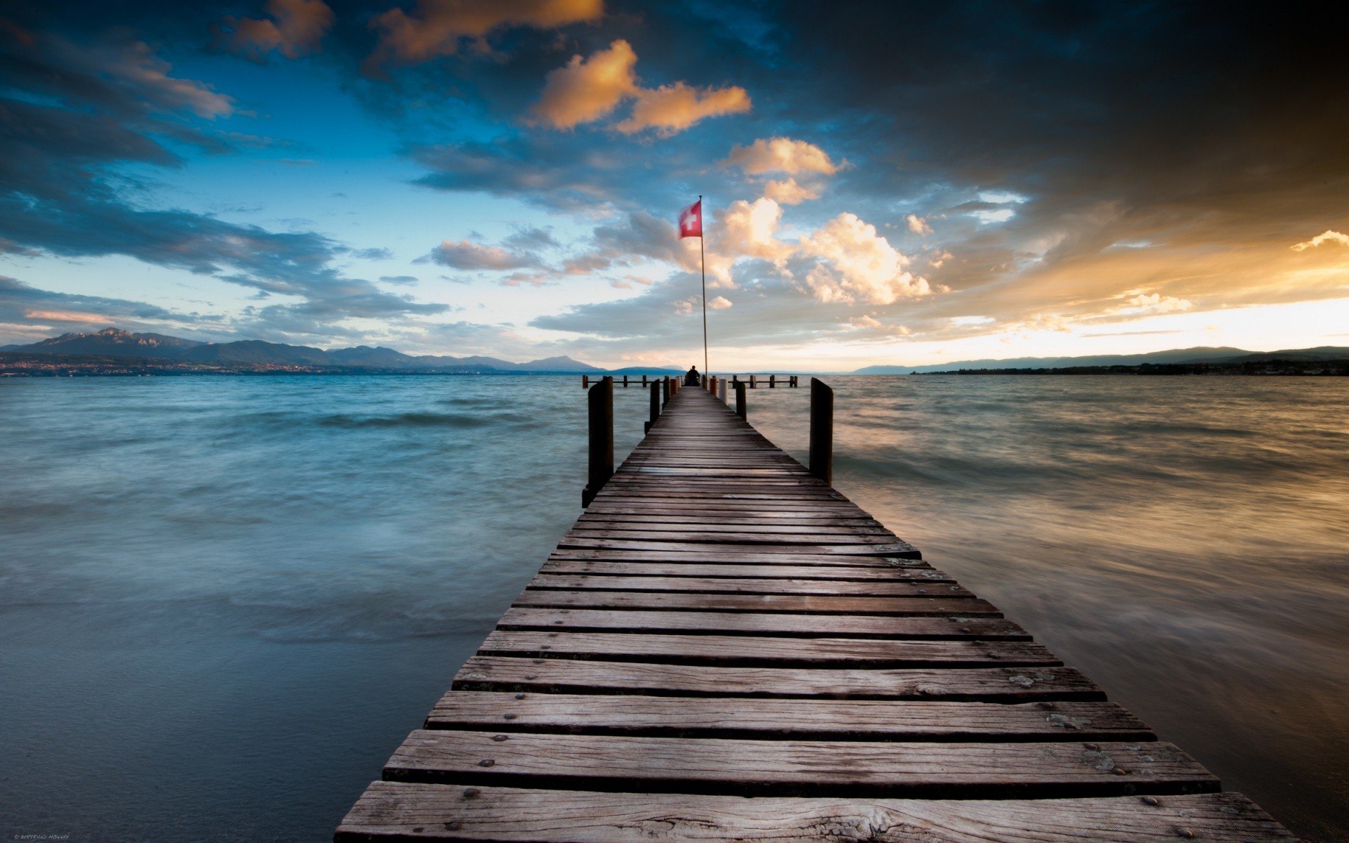 lago mare spiaggia acqua oceano tramonto molo molo sole cielo alba paesaggio passerella natura nuvola mare paesaggio estate crepuscolo orizzonte viaggi