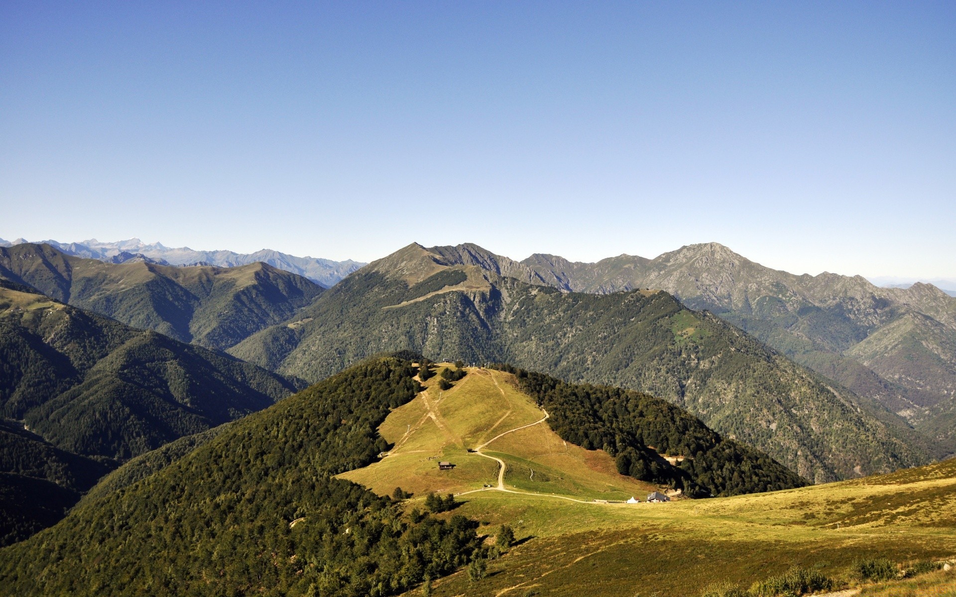 mountains mountain landscape travel outdoors sky valley scenic nature snow daylight hill