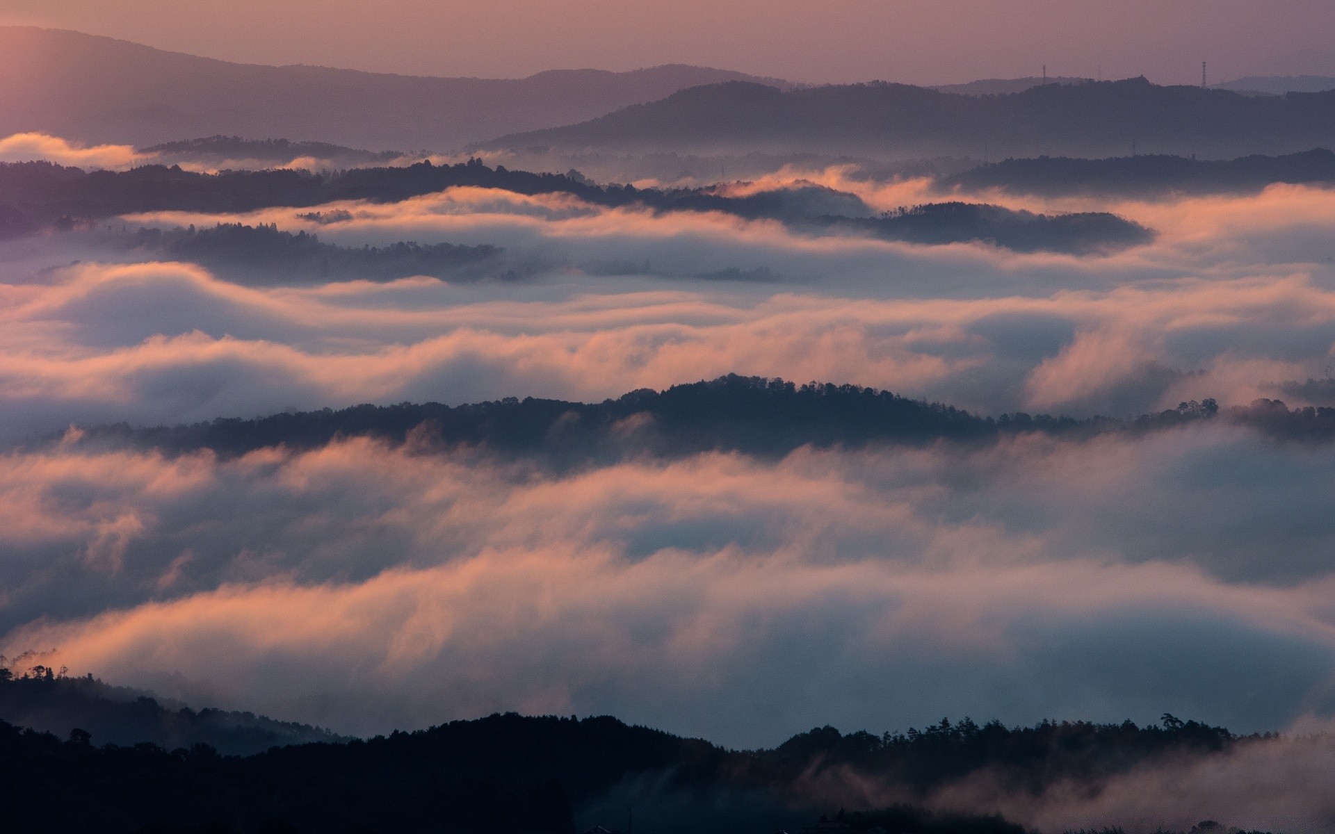 montañas puesta de sol amanecer cielo paisaje noche sol crepúsculo naturaleza viajes al aire libre montañas niebla