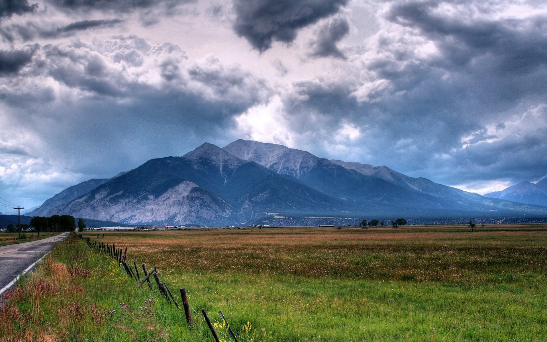 mountains landscape mountain sky nature travel outdoors grass cloud summer scenic rural countryside hill