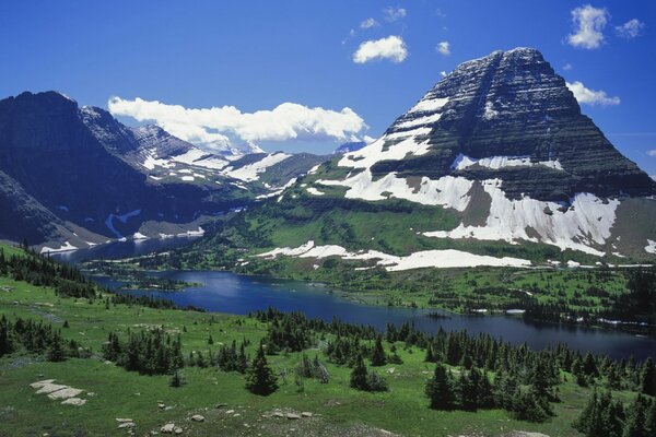 Un paisaje muy hermoso de la naturaleza