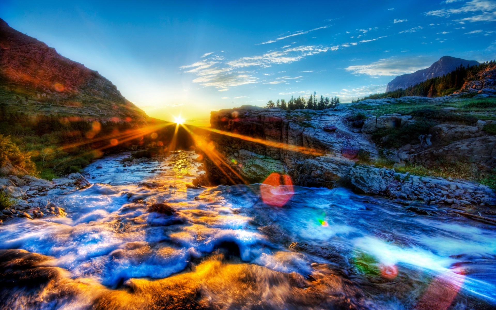 rivers ponds and streams water landscape sunset travel nature mountain evening scenic sky dawn rock dusk outdoors river