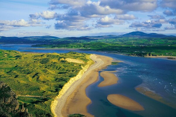 Inishawen trawbreaga Bucht fünf Finger Strand