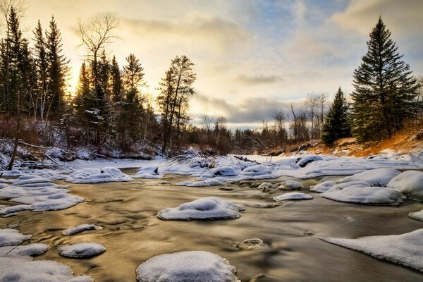 Winter time gives nature a rest