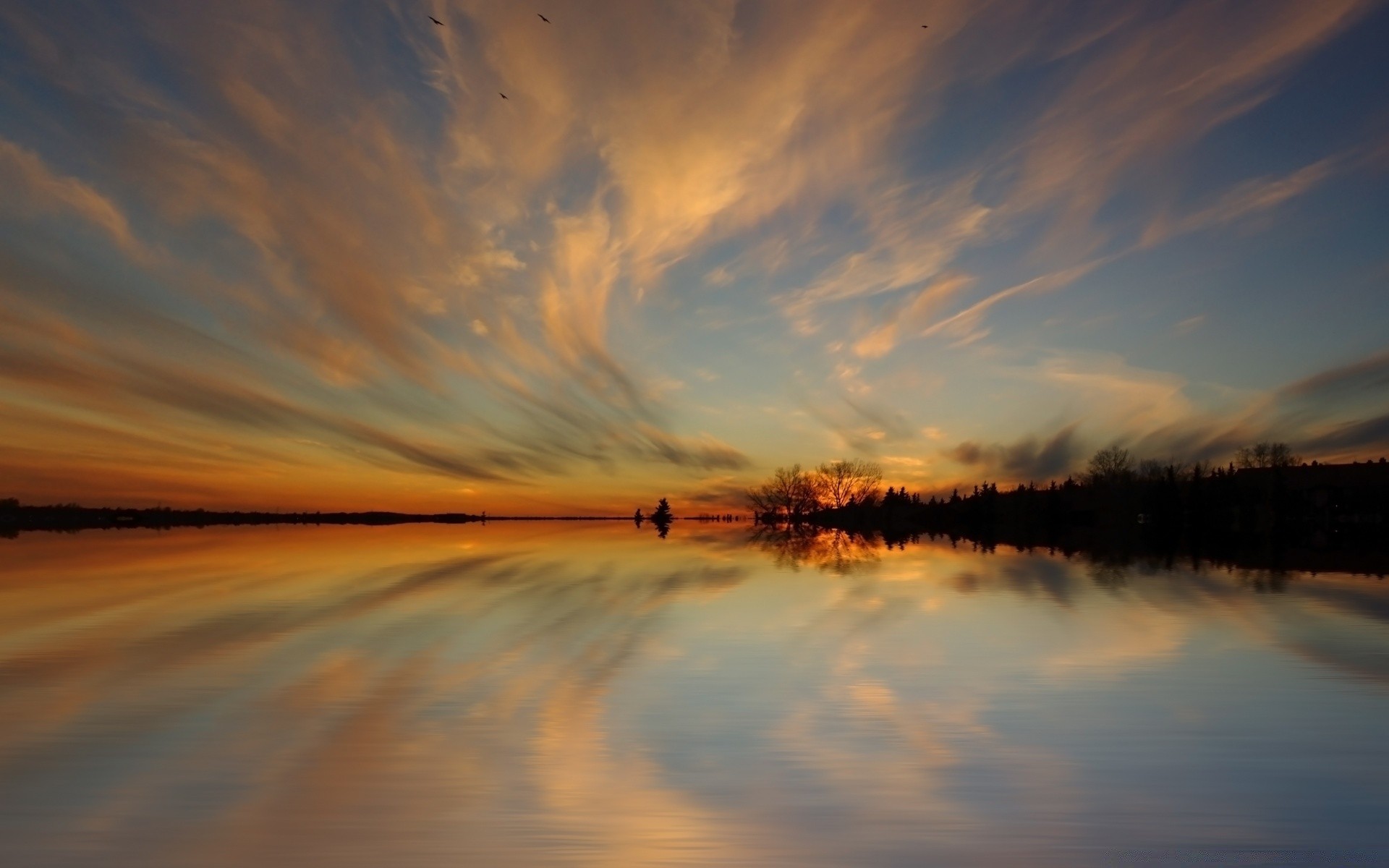 cielo puesta de sol amanecer paisaje noche cielo sol crepúsculo agua reflexión naturaleza luz buen tiempo lago