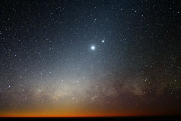 Sulla bella costellazione di notte Oreon