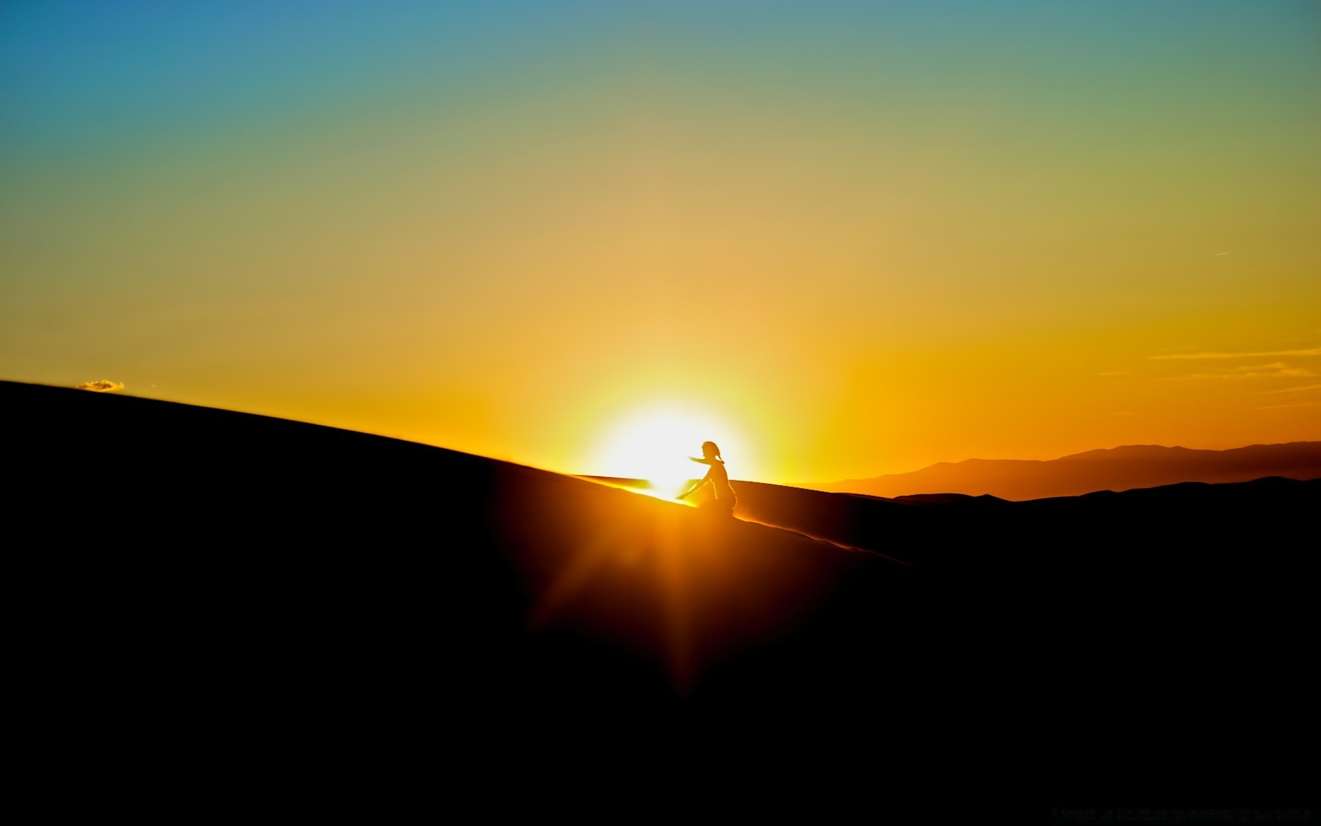 the sky sunset sun dawn evening backlit sky silhouette dusk light landscape outdoors travel moon fair weather