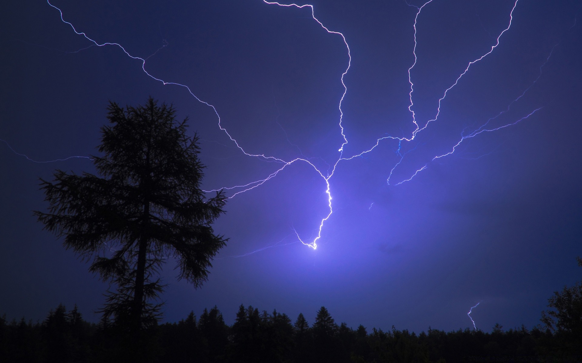 himmel blitz donner sturm gewitter silhouette himmel abend dunkel tanderbolt sonnenuntergang baum regen wetter licht blitz katastrophe im freien natur dämmerung