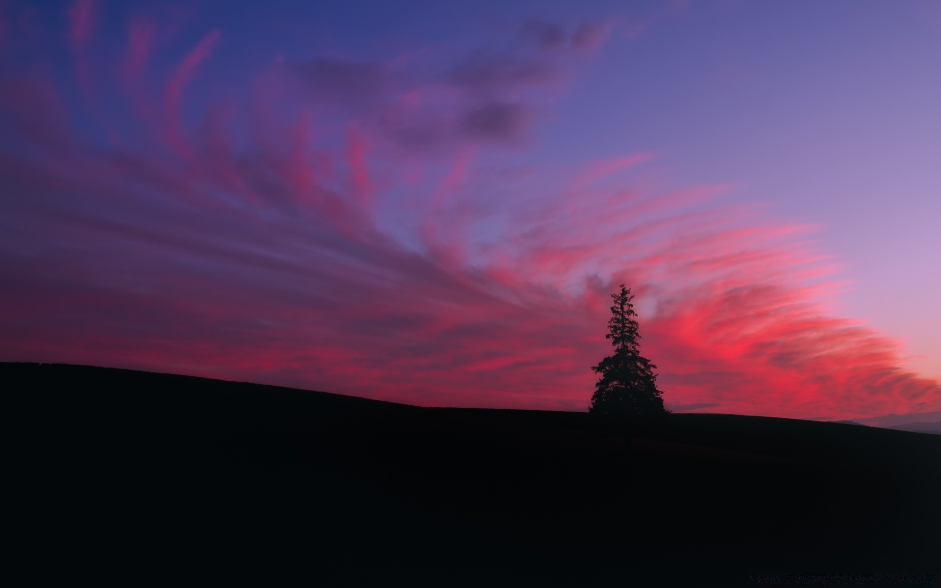 the sky sunset landscape sky dawn evening silhouette light dusk backlit mountain sun nature outdoors color