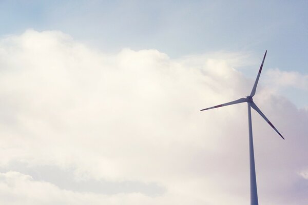 Windpocken geben Strom durch den Wind