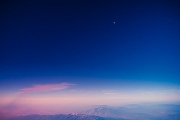 Himmel Mond Natur im Freien