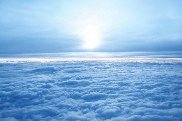 Nubes que parecen algodón de azúcar