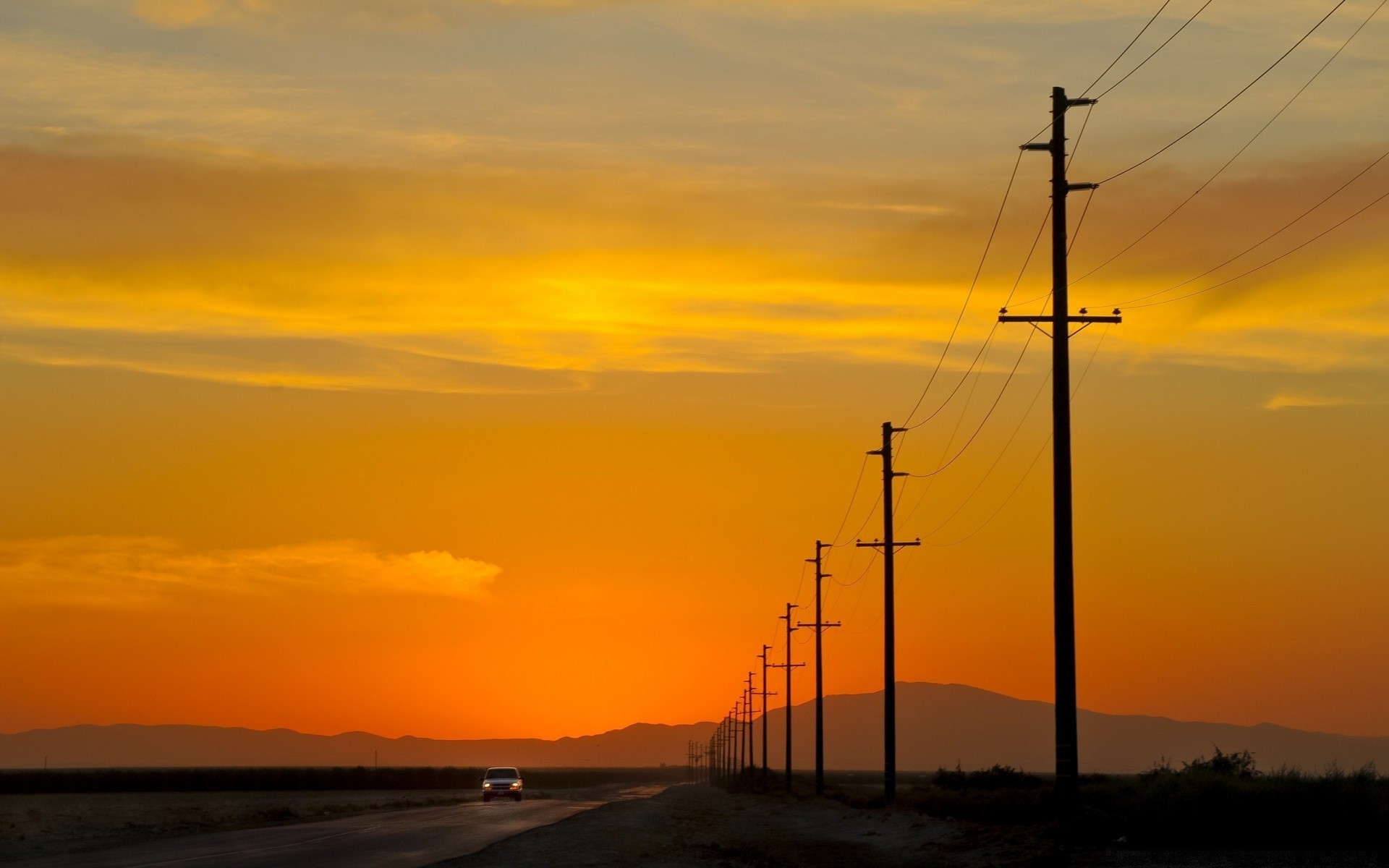 the sky sunset sky dawn sun evening landscape light dusk silhouette