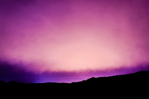 Ciel inhabituel sur le bureau