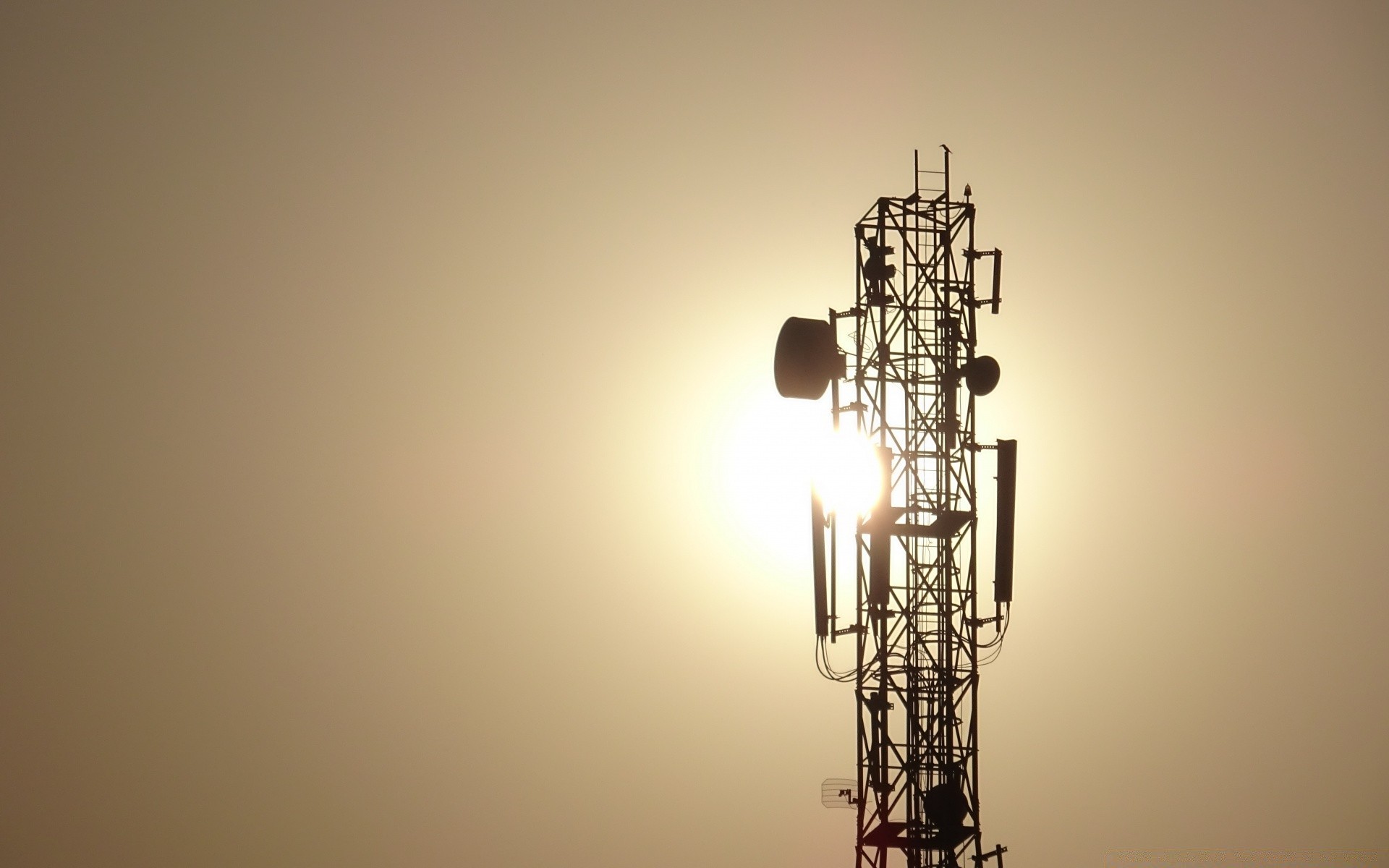 ciel technologie sans fil ciel téléphone coucher de soleil tour silhouette industrie acier