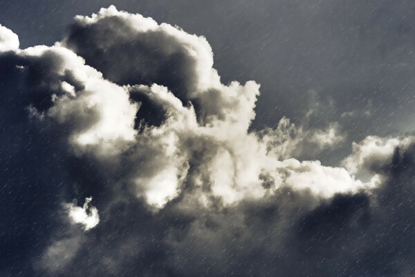 Retro foto cielo de tormenta