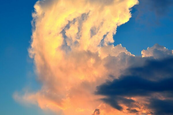 The sky is in the open air. Nature and weather