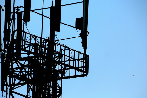 Telefonmasten. Stahl. Technologie