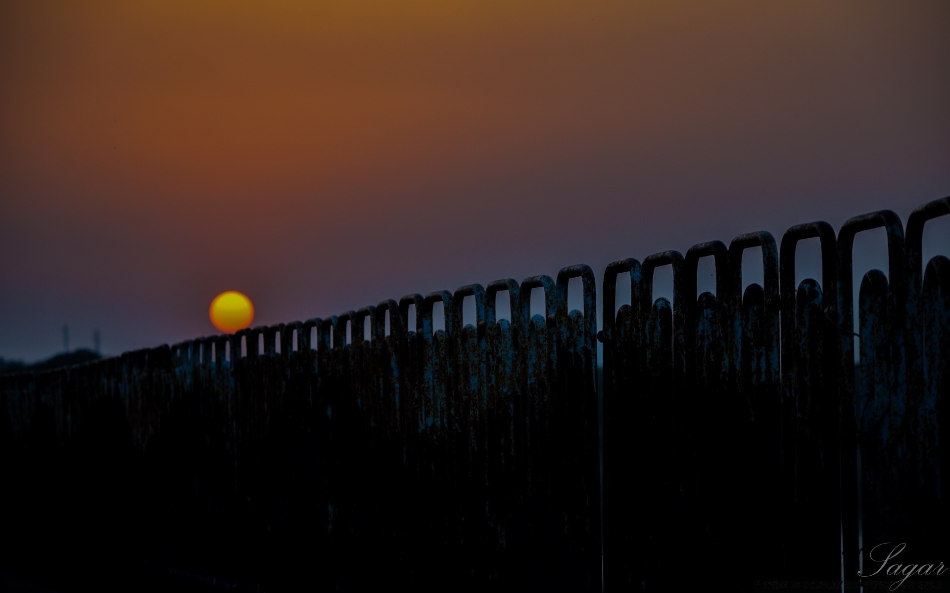 the sky sunset evening dawn sky moon sun dusk silhouette outdoors light landscape winter bridge backlit water fog city travel nature