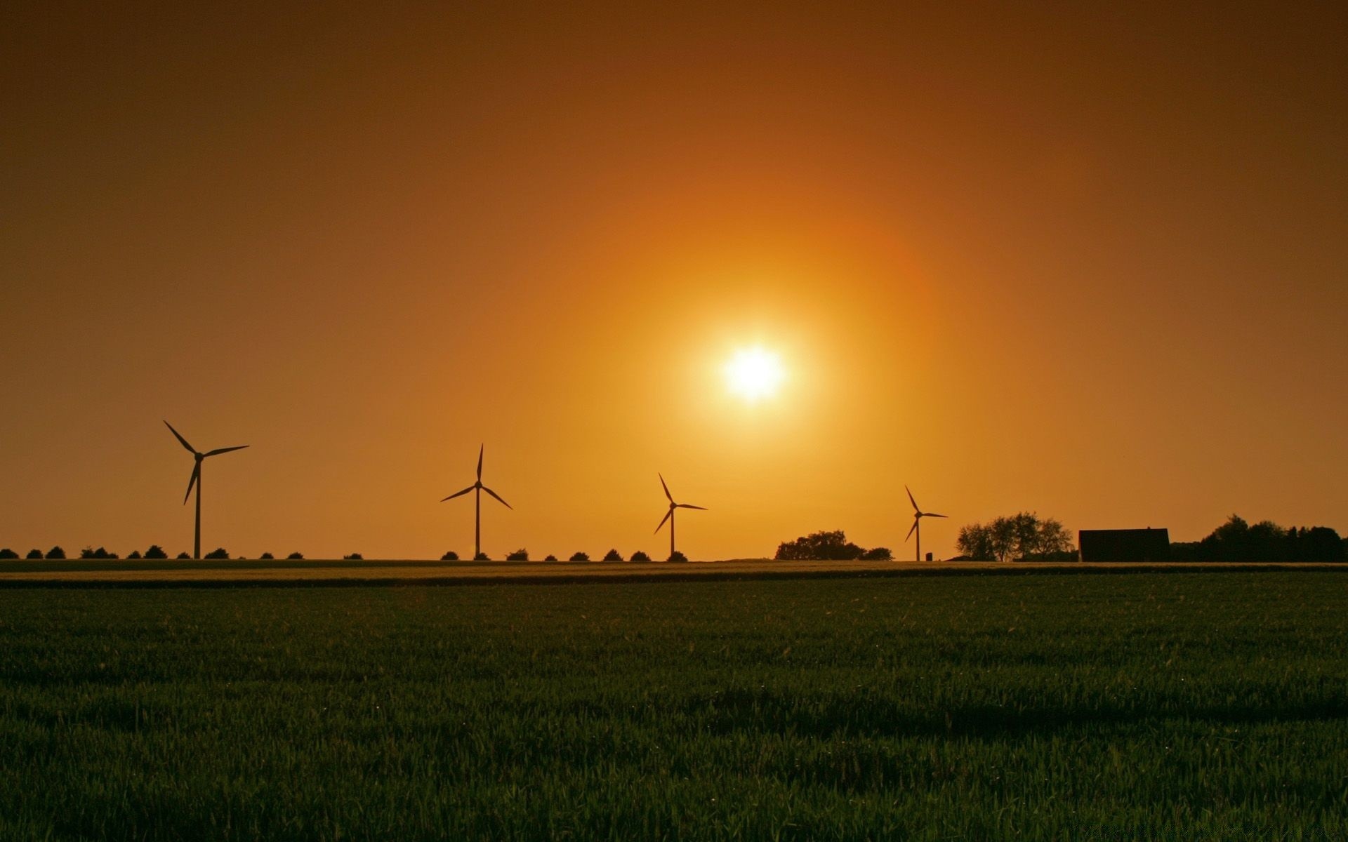 ciel moulin à vent vent ferme éolienne turbine électricité énergie broyeur coucher de soleil paysage fabrication champ soleil environnement campagne puissance ciel agriculture invention industrie