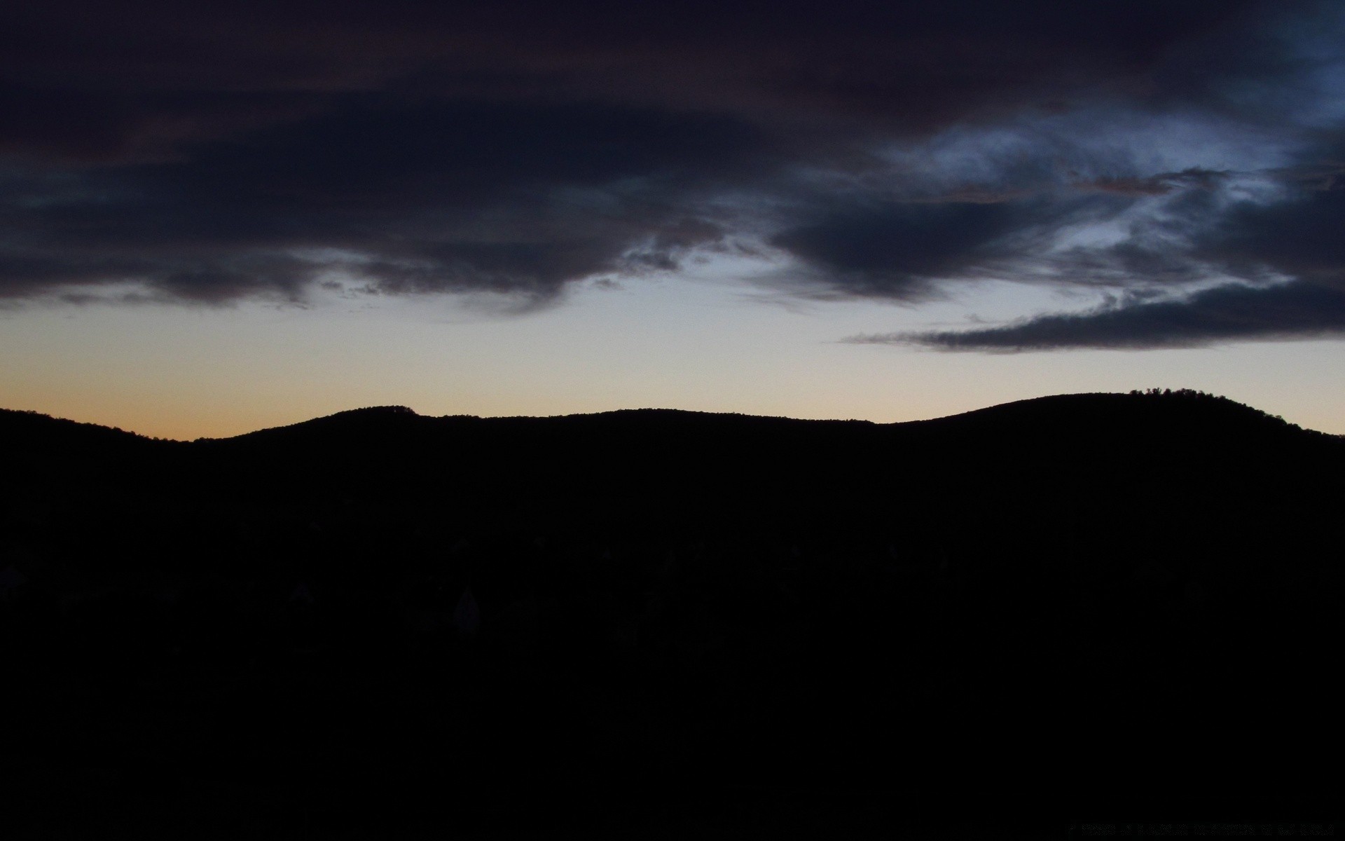 the sky sunset sky landscape dusk evening dawn moon light backlit silhouette tree fog mountain outdoors sun travel nature