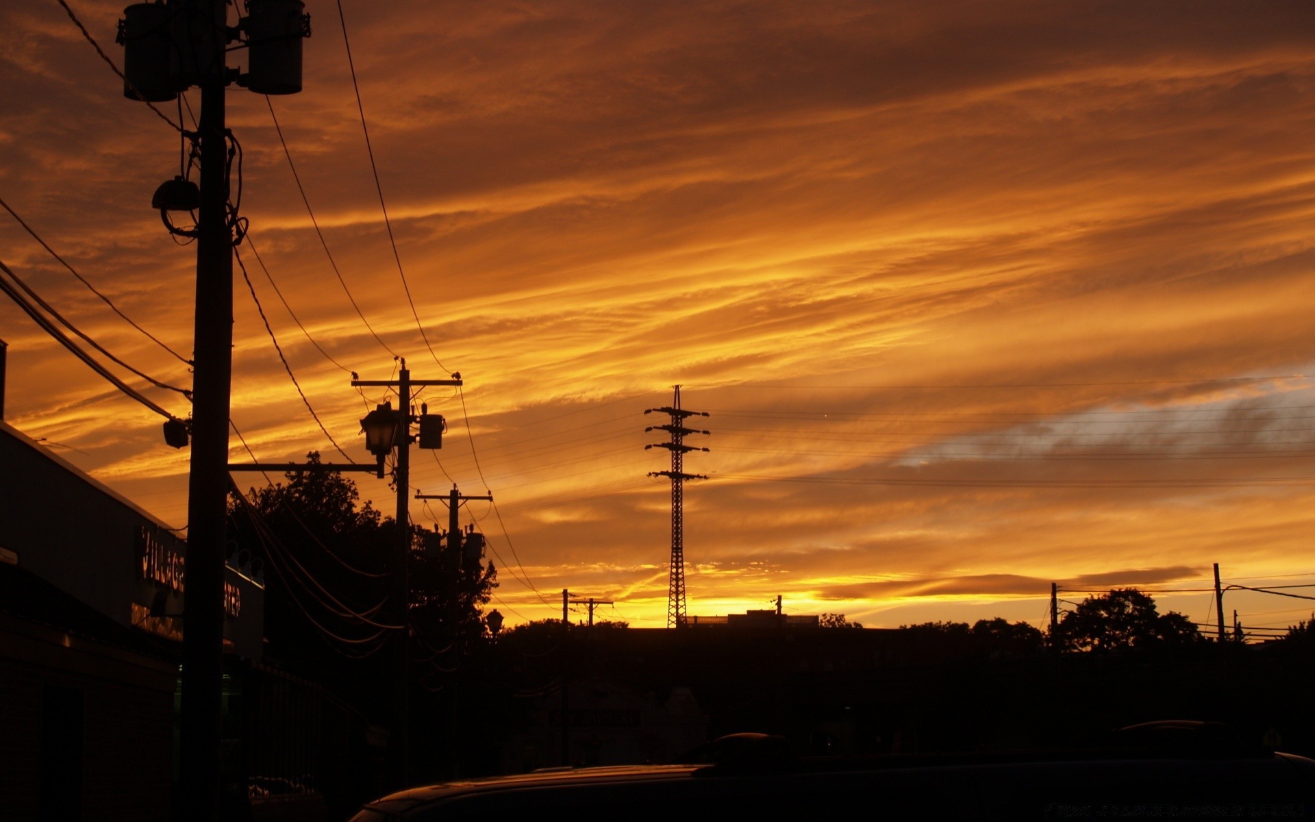 the sky sunset silhouette sky evening dawn industry light electricity backlit energy dusk wire tower power technology transportation system sun outdoors landscape