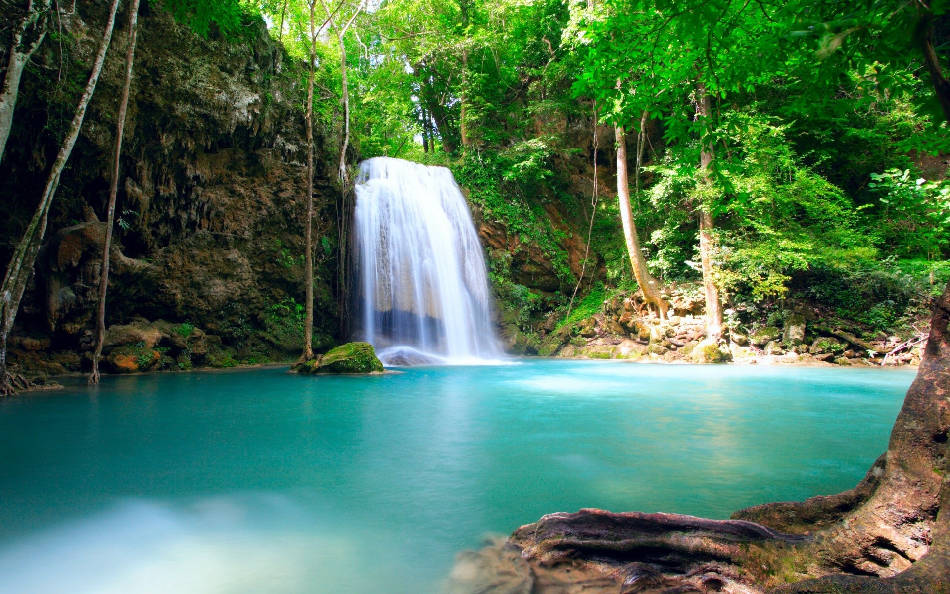 cascades eau cascade tropical nature voyage bois flux rock paysage paradis rivière ruisseau été arbre cascade mouvement à l extérieur feuille splash