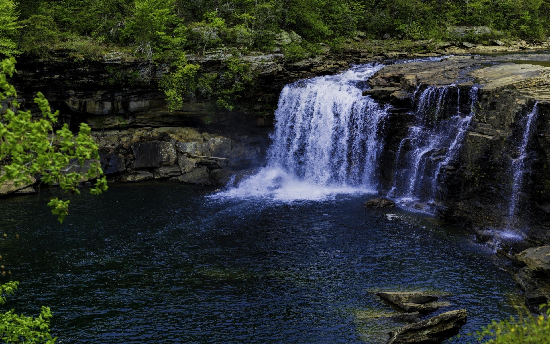 waterfalls water waterfall river stream nature cascade rock outdoors travel landscape motion wood flow leaf scenic creek fall environment wet