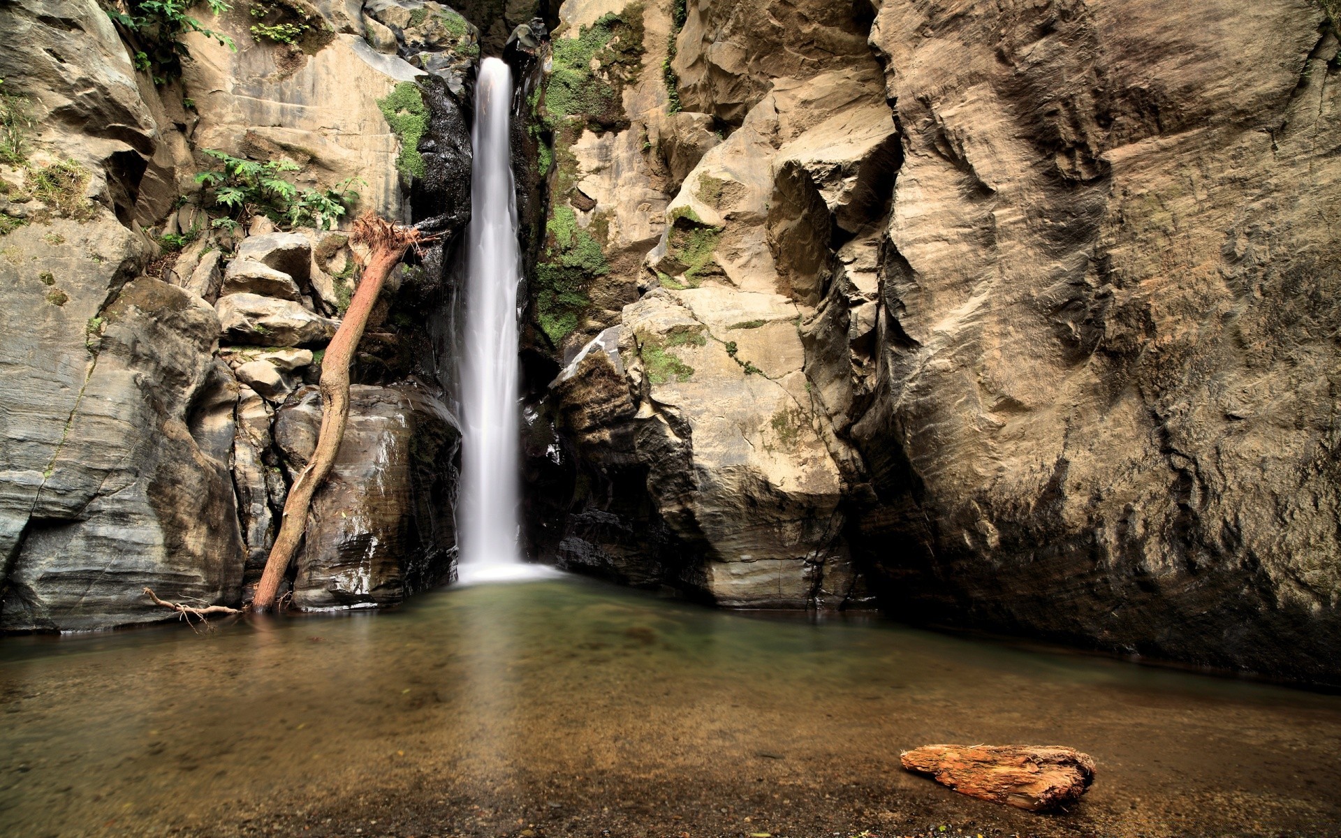 waterfalls water nature travel rock river outdoors waterfall wood landscape stream stone cave motion