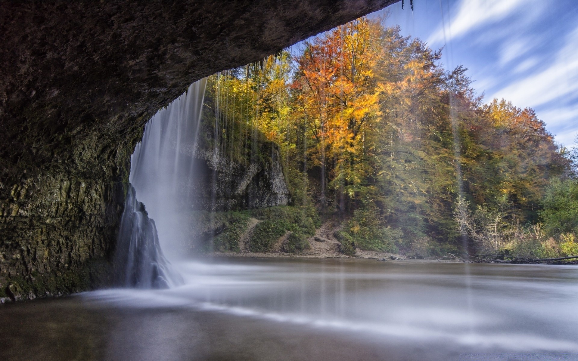 waterfalls fall water river waterfall wood outdoors landscape nature travel tree leaf scenic stream daylight park motion