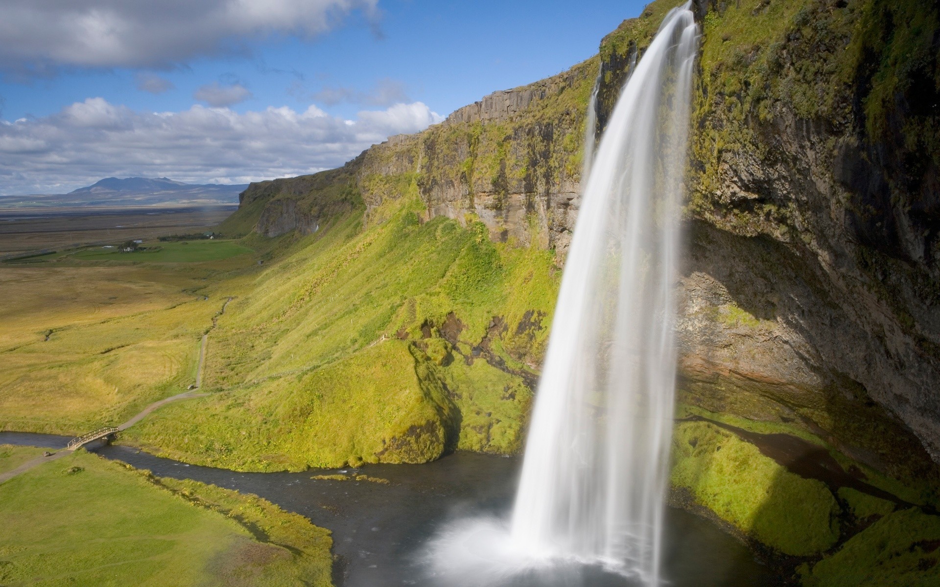 waterfalls water landscape river waterfall nature travel outdoors rock mountain wood scenic stream valley sky