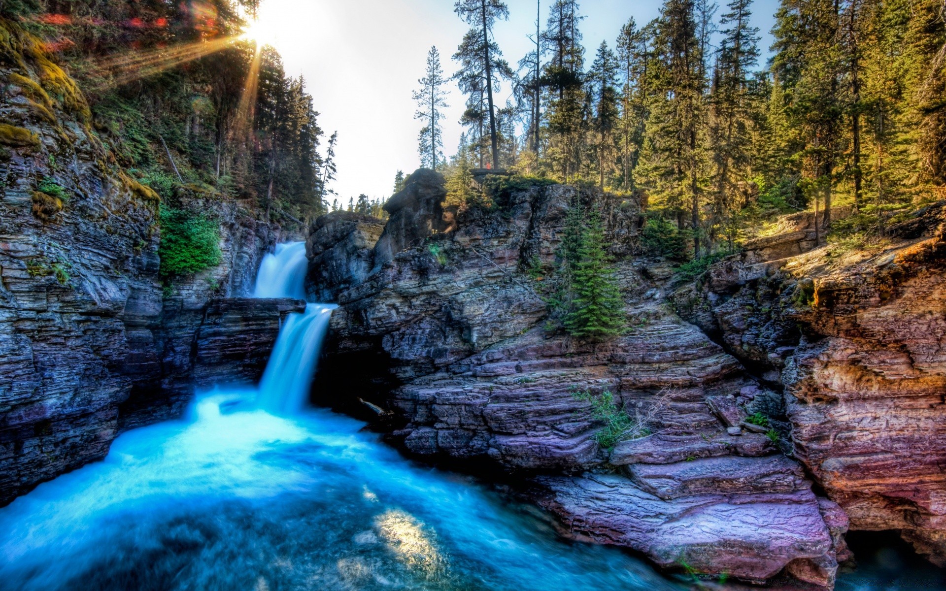 waterfalls water nature landscape rock wood waterfall travel river outdoors tree scenic stream mountain creek park beautiful fall cascade motion