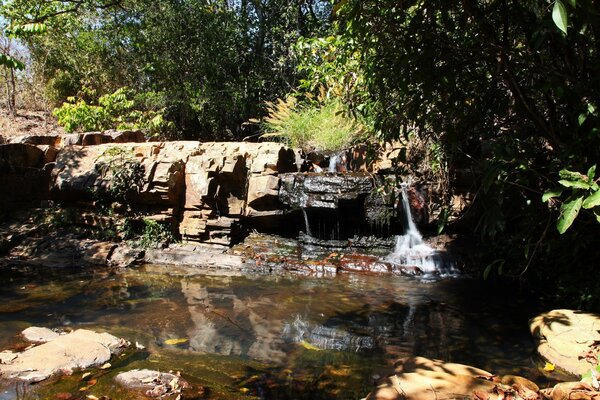 An irresistible lagoon from mountain springs