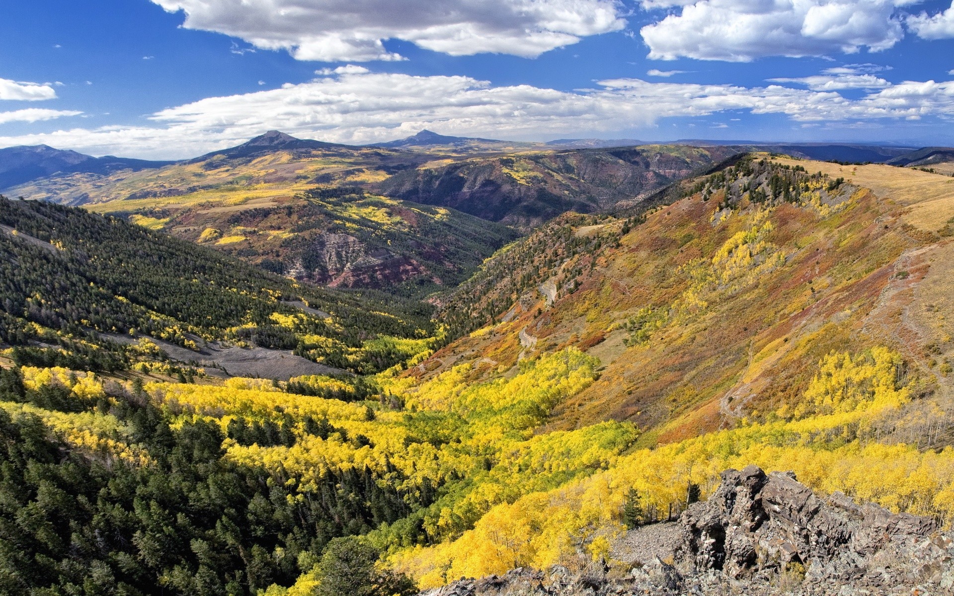 autumn landscape mountain nature travel scenic sky outdoors valley sight hill tourism tree wood scenery rock fall cloud mountain peak scene