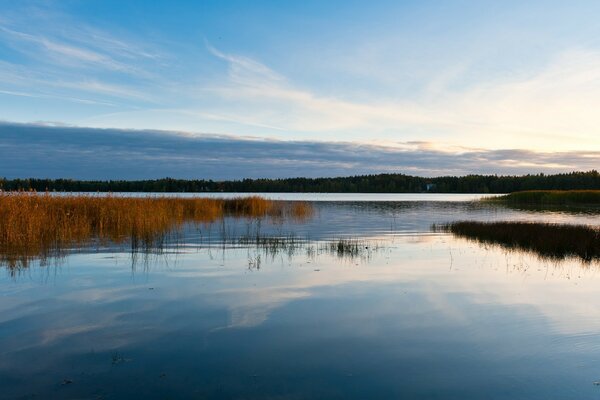 Grand lac d automne