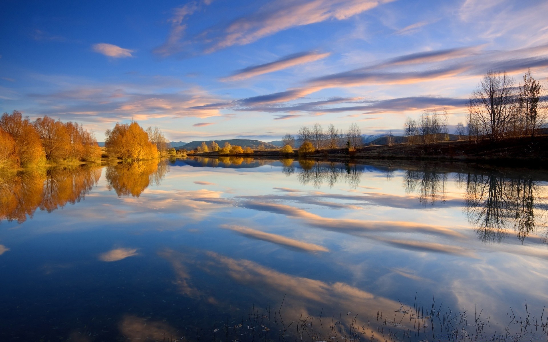 automne réflexion lac eau paysage aube coucher de soleil nature soirée rivière ciel arbre miroir automne crépuscule à l extérieur lumière