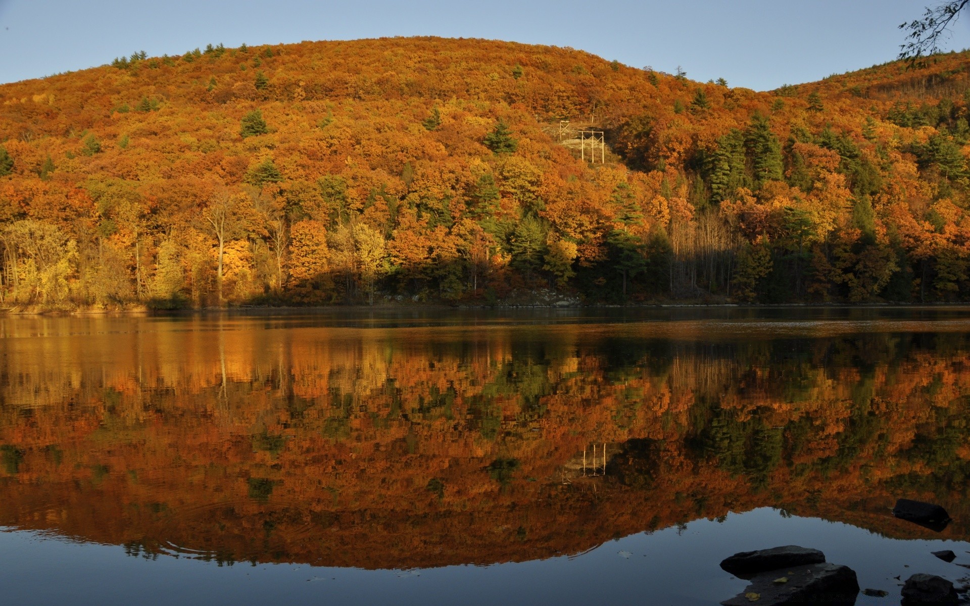 autumn water fall landscape tree reflection river scenic lake outdoors nature travel wood daylight leaf sky