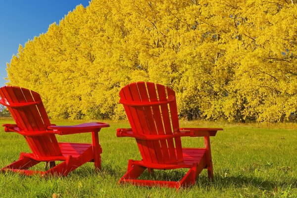 Ein Urlaubsort für zwei Personen im Sommer