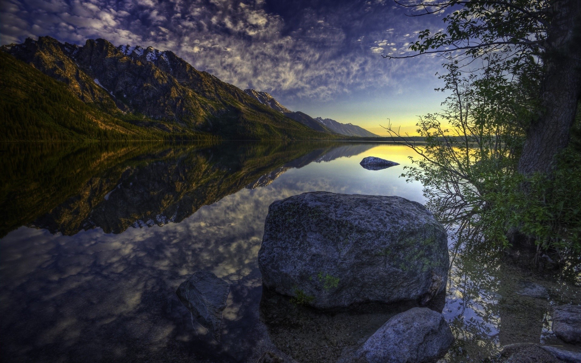 see landschaft wasser berge rock reflexion fluss landschaftlich natur reisen himmel im freien abend sonnenuntergang