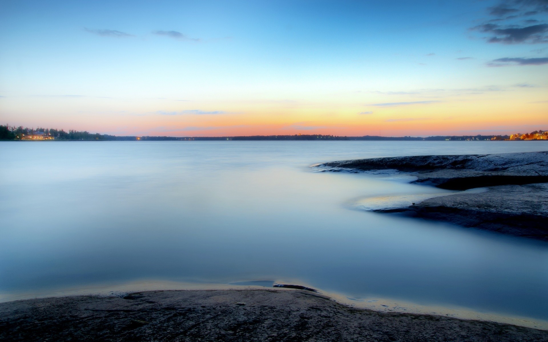 lac coucher de soleil eau plage mer aube paysage ciel voyage océan paysage nature soleil mer crépuscule soir