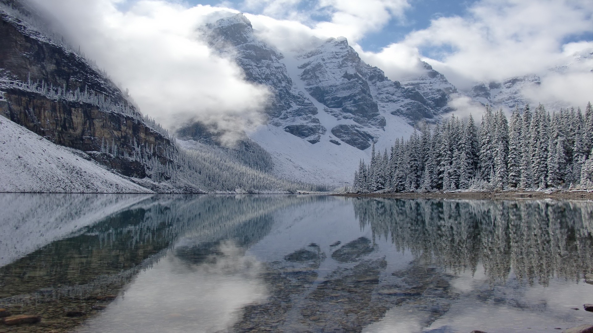 lac neige paysage montagnes eau nature hiver glace à l extérieur scénique voyage rivière ciel bois bois froid réflexion vallée