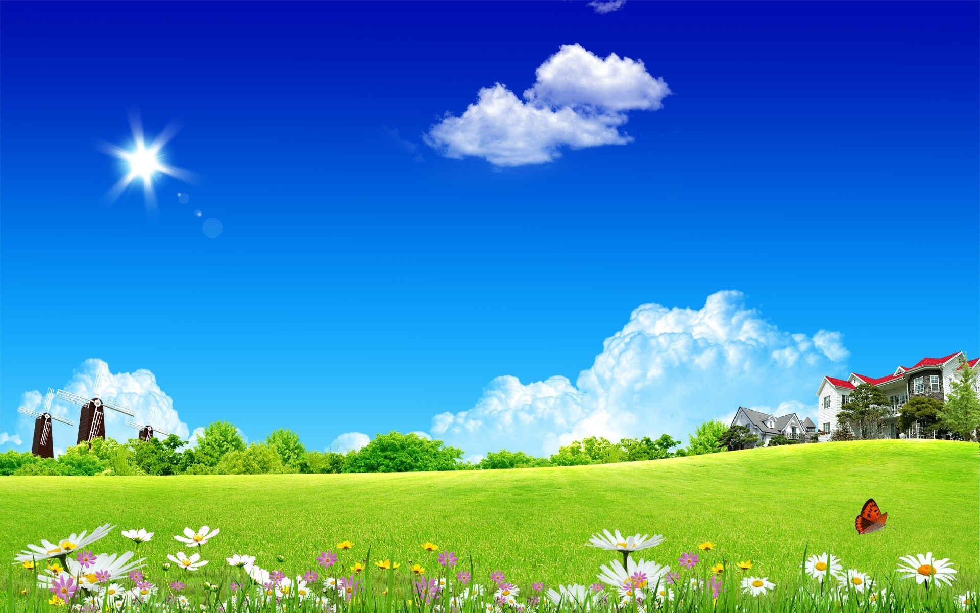 frühling gras himmel natur sommer im freien des ländlichen heuhaufen landschaft blume landschaft feld sonne rasen reisen idylle weide