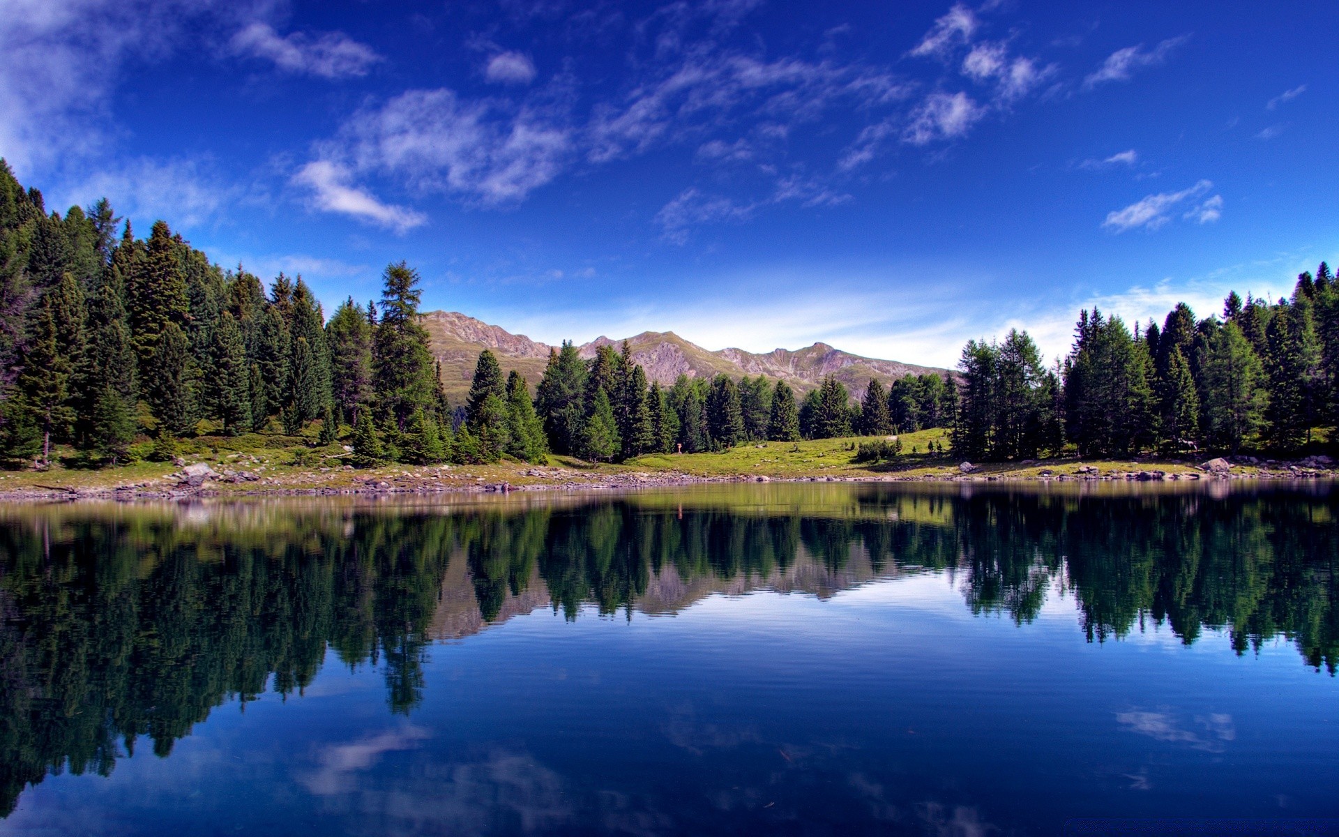 lake reflection water nature wood landscape outdoors scenic sky tree composure