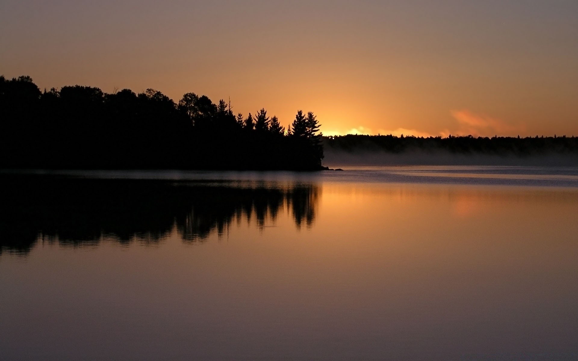 lago puesta de sol amanecer agua noche anochecer reflexión luz de fondo río sol cielo paisaje silueta al aire libre árbol placid