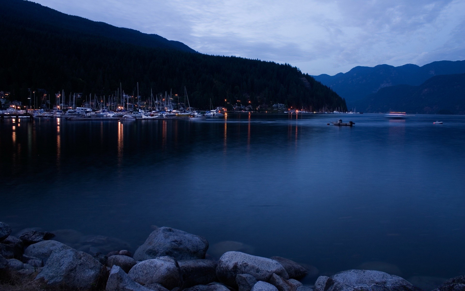 see wasser reisen reflexion meer landschaft berge abend sonnenuntergang strand meer