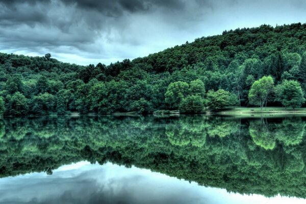 La nature peint ses paysages irréels