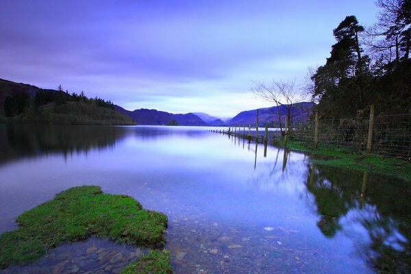 Reflection of the sky in an incredible place