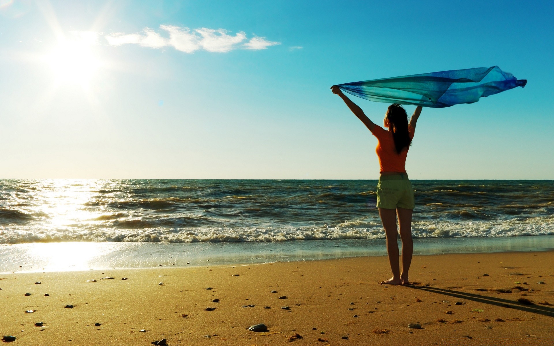 sommer strand sand wasser meer ozean sonne reisen brandung tropisch meer himmel entspannung urlaub gutes wetter urlaub sonnenuntergang urlaub