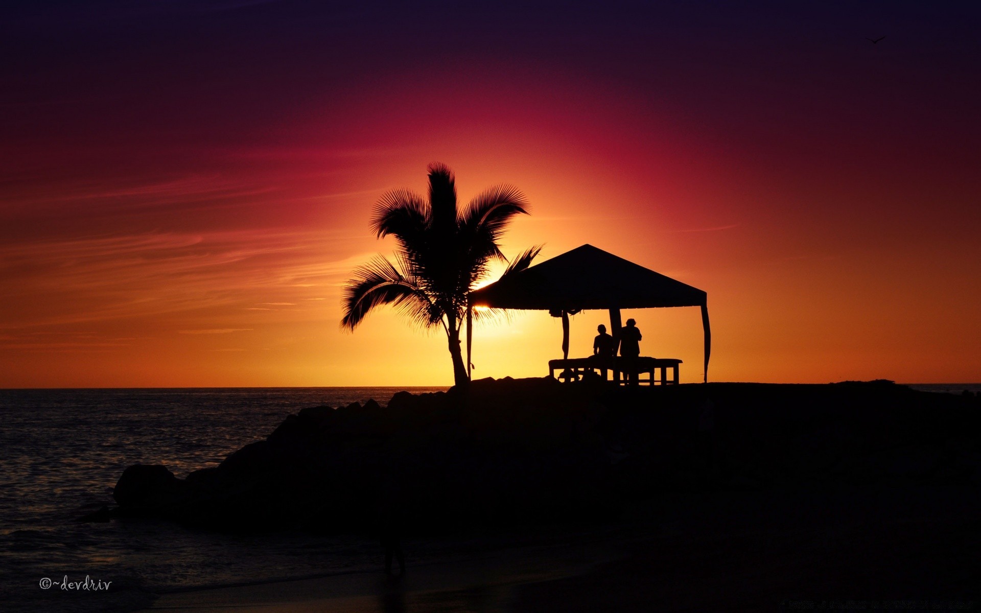 summer sunset beach water sun dawn tropical ocean dusk evening sea silhouette sand seashore exotic seascape idyllic backlit